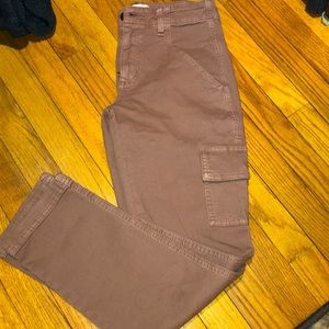 Pinkish denim jeans